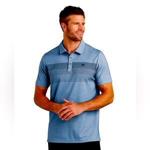 TravisMathew Coastal Chest Stripe Polo Shirt Size XXL